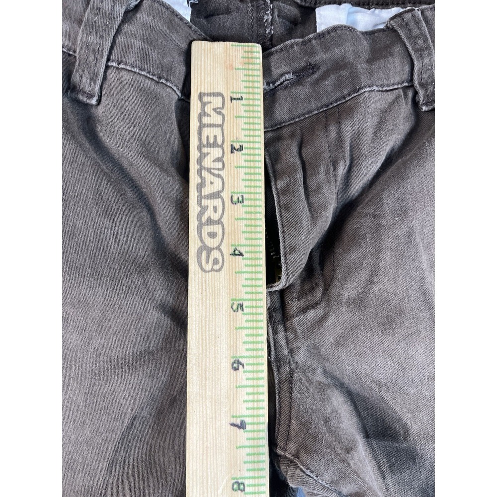 Carbon Pants Mens 28x30 Brown Slim Fit Freedom Flex Stretch Chinos Cotton Casual - Picture 3 of 9